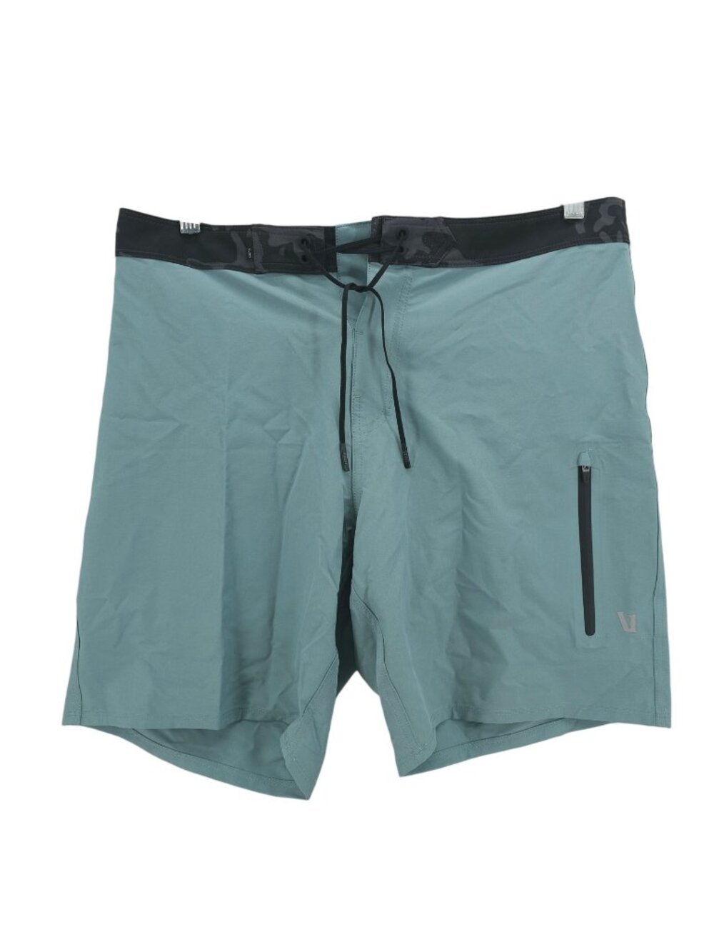 VUORI Infinity Boardshorts Swim Men's Teal Green EUC Size 33